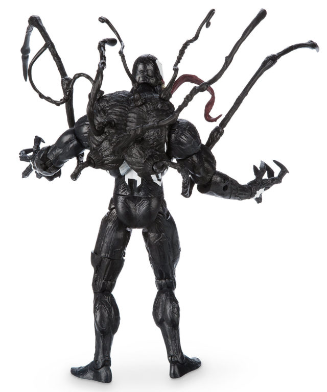 Back of Disney Exclusive Marvel Select Venom 2018 Figure DST