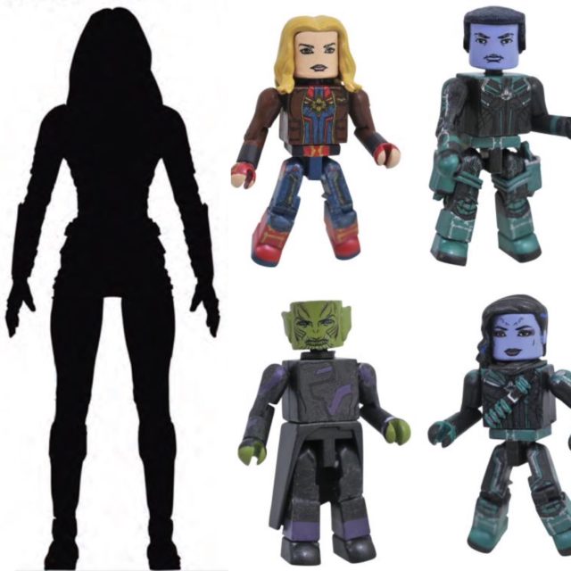 Captain Marvel Select Figure and Minimates Box Set