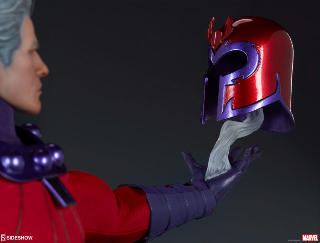 Magneto Levitating His Own Helmet Sideshow Collectibles Sixth Scale Figure