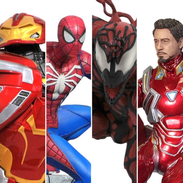Marvel Gallery Carnage Hulkbuster Iron Man PS4 Spider-Man Tony Stark