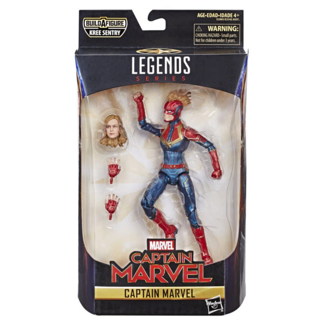 Marvel Legends Captain Marvel Movie Figure Packaged