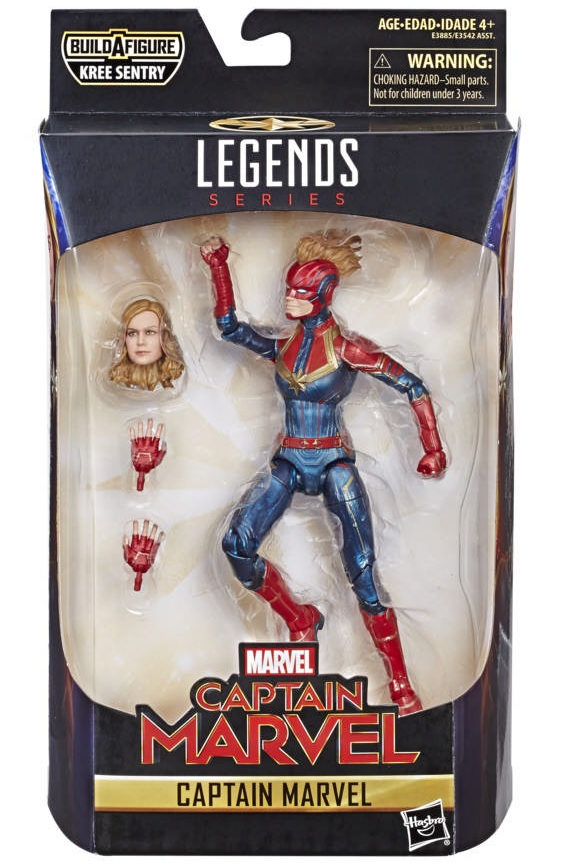 marvel legends captain marvel baf