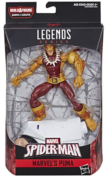 Marvel Legends Puma Figure Packaged with Kingpin Body