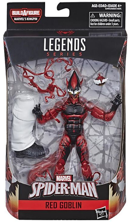 Marvel Legends Red Goblin Figure Packaged