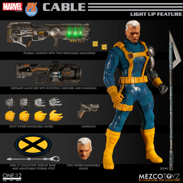 Previews Exclusive ONE12 Collective Cable Figure and Accessories