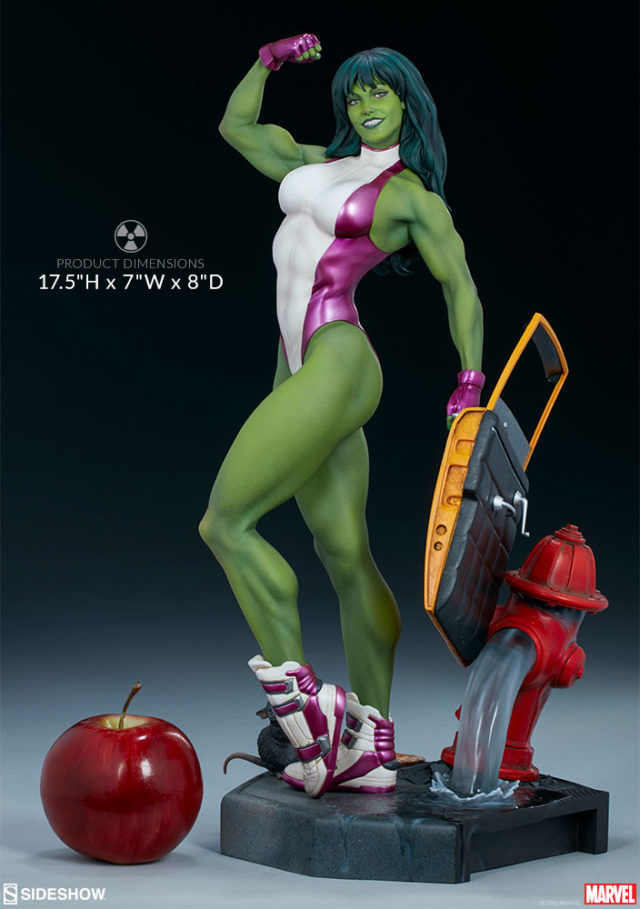 Sideshow She-Hulk Statue Size Scale Adi Granov Artist Series