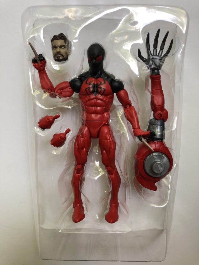 Marvel Legends Kaine Scarlet Spider Figure and Accessories SP//DR Arm