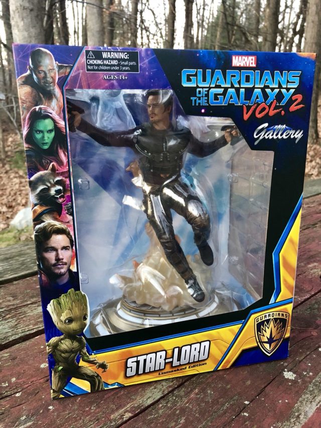 Marvel Gallery Star-Lord Unmasked Box Packaged