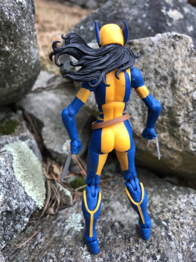 Back of Deadpool Legends X-23 Wolverine Figure