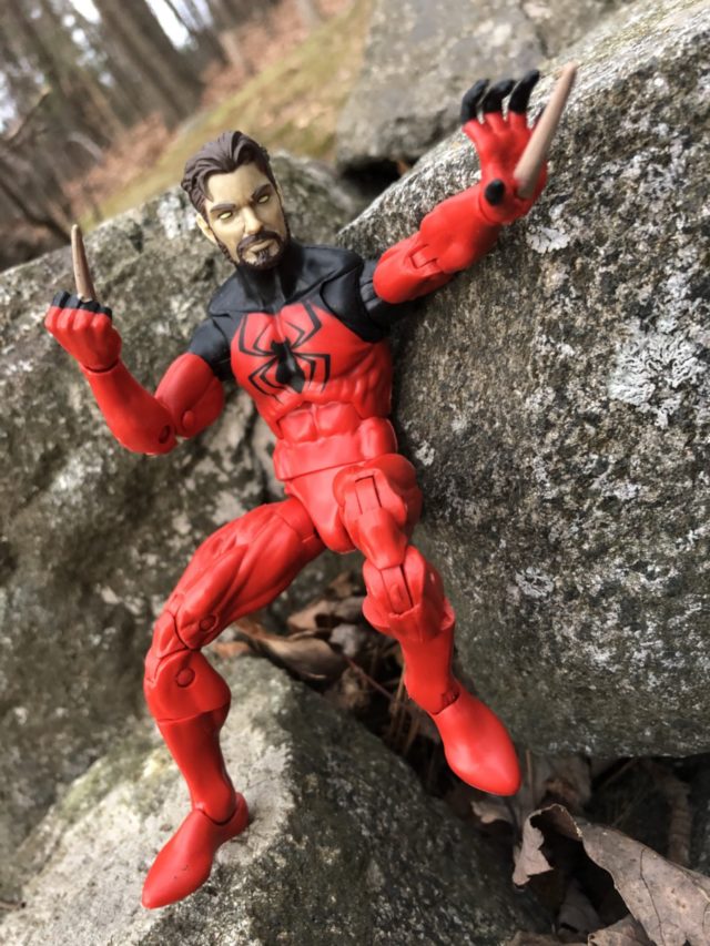 Unmasked Scarlet Spider Marvel Legends 2018 Figure
