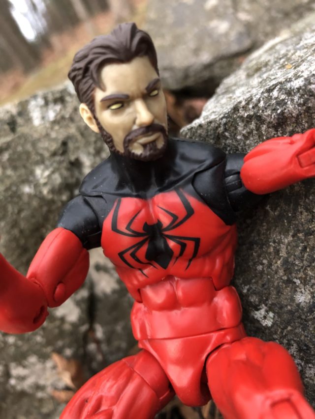 Close-Up of Kaine Parker Marvel Legends Scarlet Spider Unmasked Head