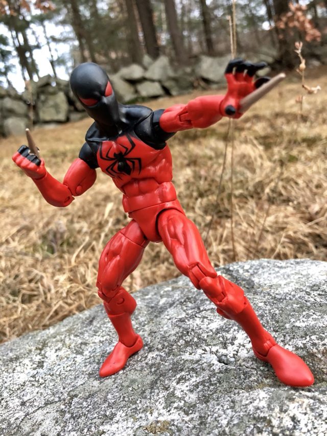 Hasbro Scarlet Spider Marvel Legends Action Figure Review