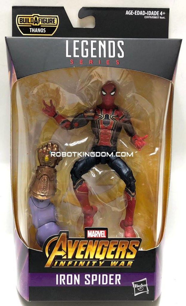 2019 Marvel Legends Iron Spider Best of Figure with Thanos Arm