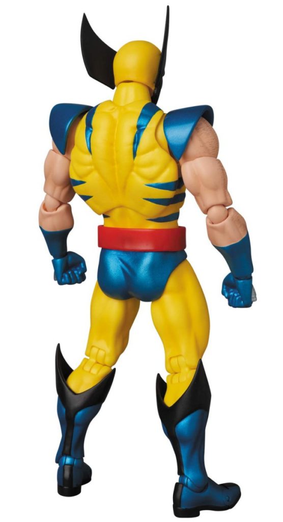 Back of Medicom Toy MAFEX Wolverine Figure