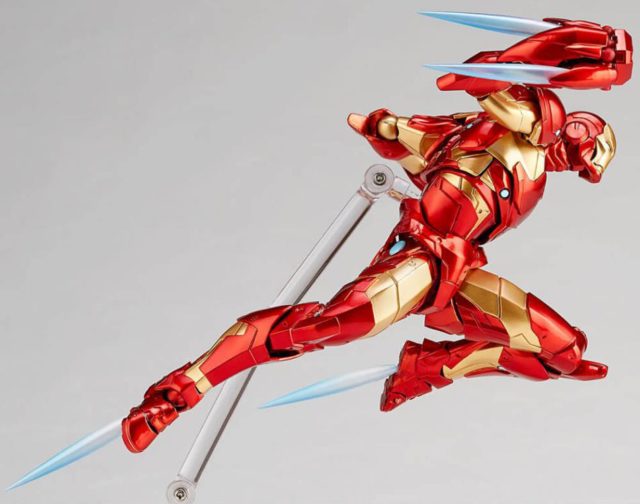 Bleeding Edge Armor Iron Man Kaiyodo Revoltech Figure Rocket Punch