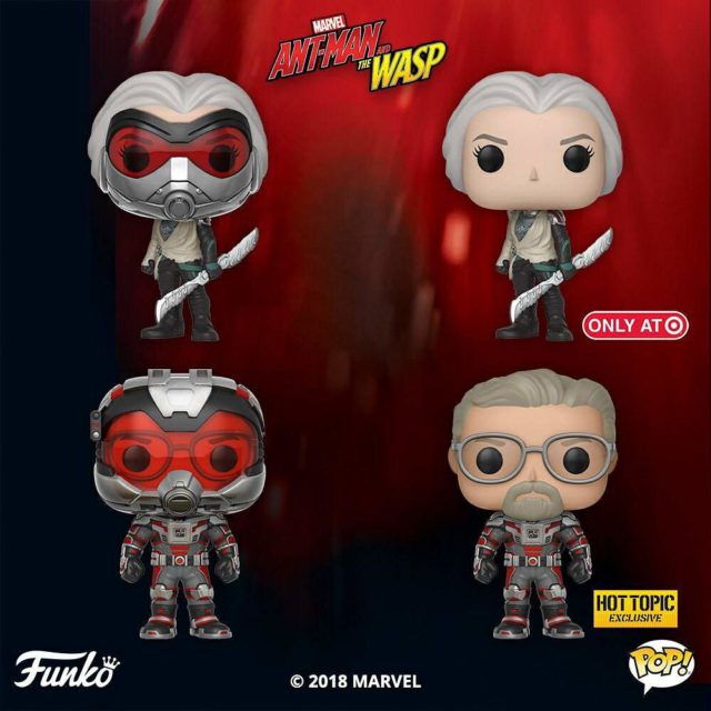 Funko Ant-Man and the Wasp Hank Pym Janet Van Dyne Figures