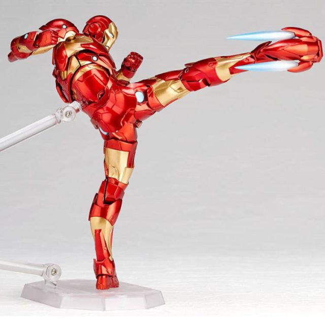 High Kick from Amazing Yamaguchi Revoltech Iron Man Figure