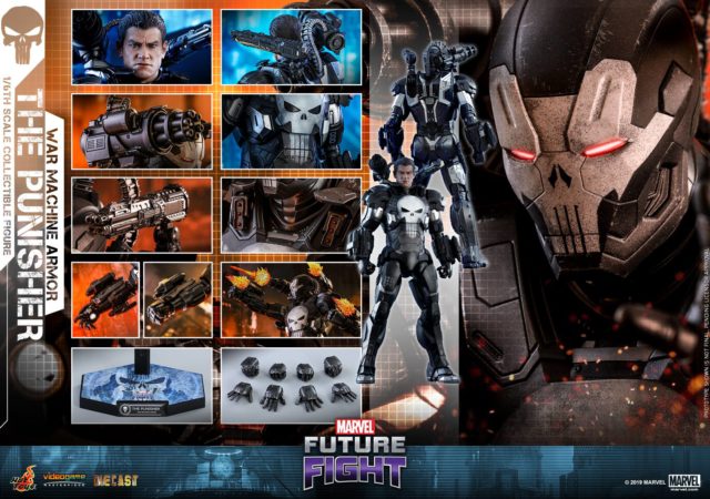 Hot Toys Punisher War Machine Armor Figure and Accessories
