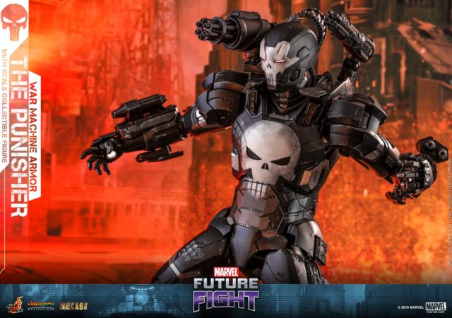 Punisher War Machine Die Cast Hot Toys 12 Inch Figure
