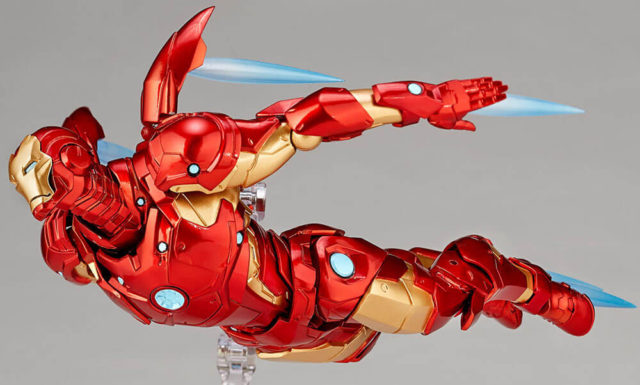 Revoltech Iron Man Bleeding Edge Figure Flying