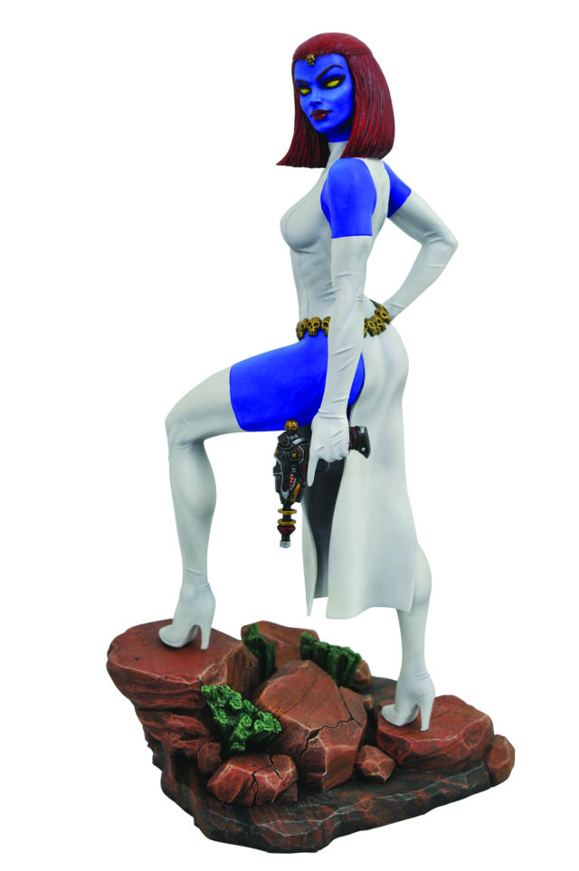 Side View of Diamond Select Mystique Premier Collection Resin Statue