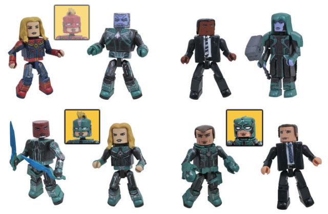 Walgreens Exclusive Captain Marvel Minimates Series