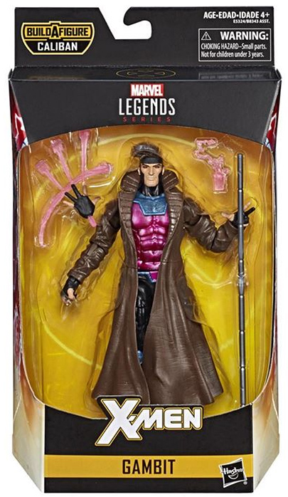 X-Men Marvel Legends Gambit Figure Packaged