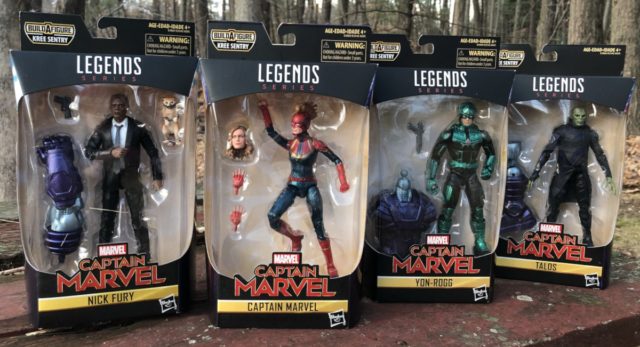 Marvel Legends Captain Marvel Movie Figures Unboxing