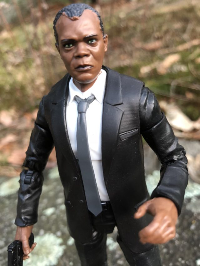 Missing Paint on Nick Fury Marvel Legends Figure Hair