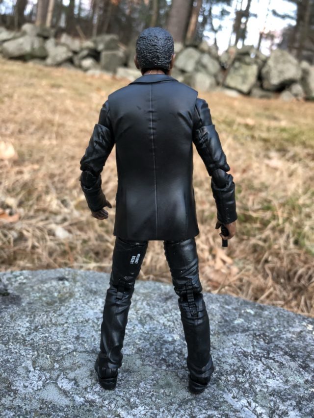 Back of Marvel Legends Captain Marvel Movie Nick Fury 6" Figure