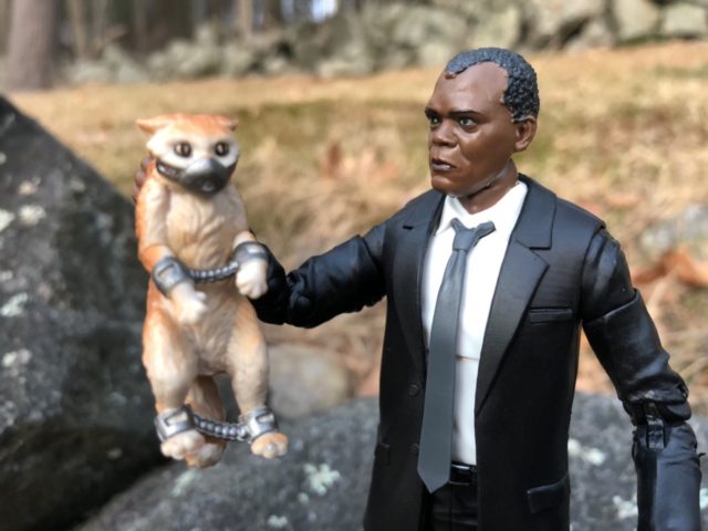 Marvel Legends Captain Marvel Movie Nick Fury & Goose Cat Review