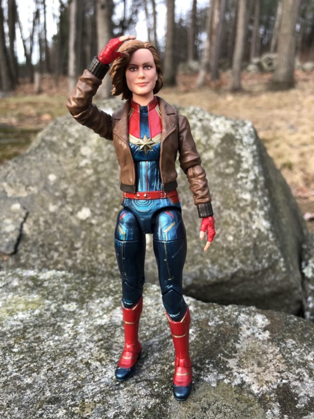 Captain Marvel Six Inch Movie Figure Saluting