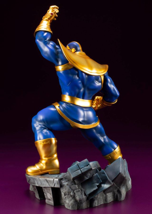 Back of Kotobukiya Thanos ARTFX+ Avengers Statue