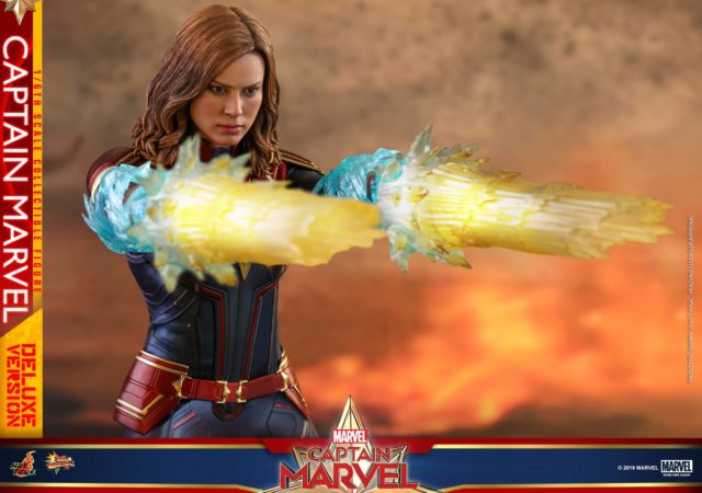 Captain Marvel Hot Toys Figure Deluxe Effects Pieces