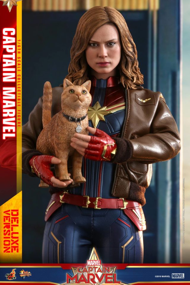 Hot Toys Captain Marvel and Goose Figures