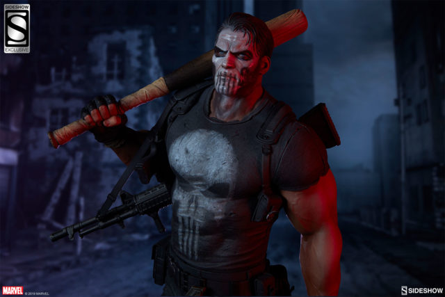 Sideshow Punisher EX Skull War Paint Exclusive Portrait