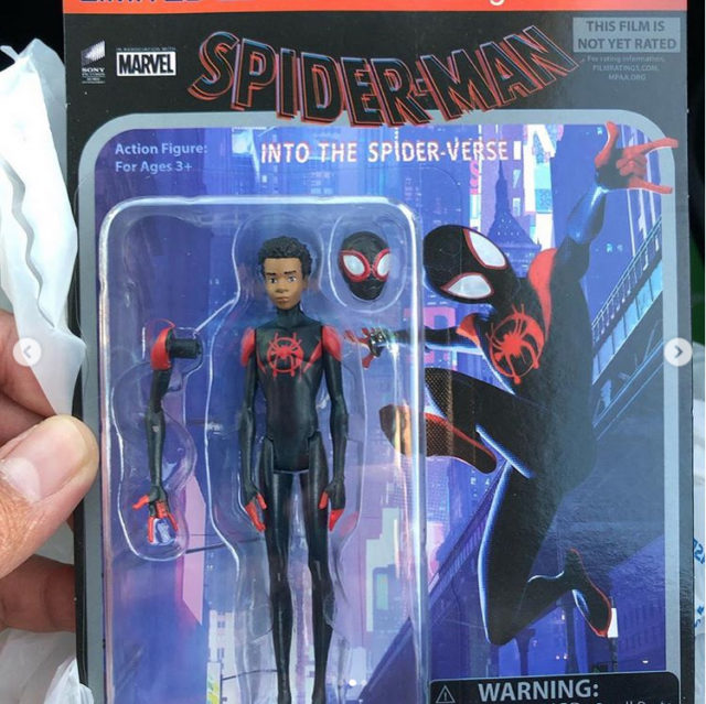 Walmart Exclusive Miles Morales Spider-Verse Figure Vudu Carded