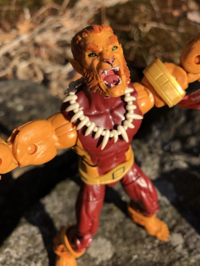 Puma Marvel Legends Figure Head Sculpt Close-Up