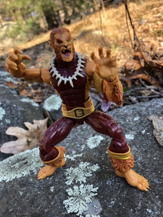 Marvel Puma Action Figure Hasbro Crouched Articulation