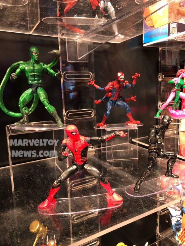 2019 New York Toy Fair Hasbro Spider-Man Marvel Legends Figures Display