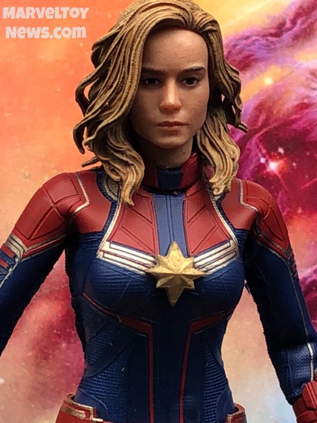 Marvel ONE:12 Collective Captain Marvel Brie Larson Head Toy Fair 2019