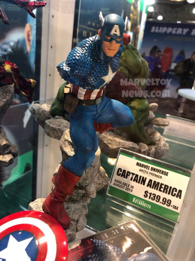 ARTFX Premier Captain America at 2019 New York Toy Fair Kotobukiya