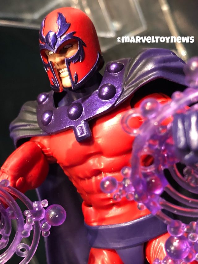 2019 Toy Fair Hasbro Marvel Legends Magneto Close-Up