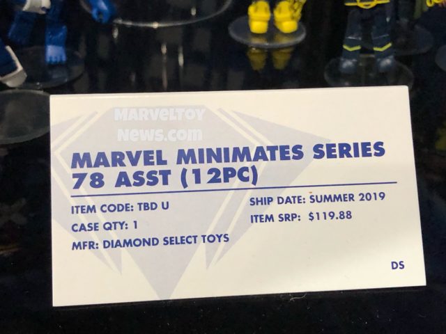 Toy Fair 2019 Marvel Minimates Series 78 Placard