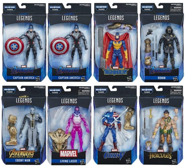 Avengers Endgame Marvel Legends Thanos Series Packaged Case Ratios