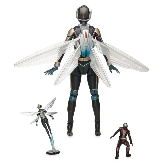 Back of Marvel Select The Wasp Figure with Mini Ant-Man and Wasp