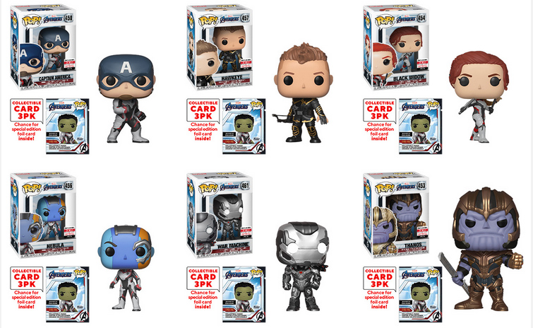 avengers endgame funko pop set