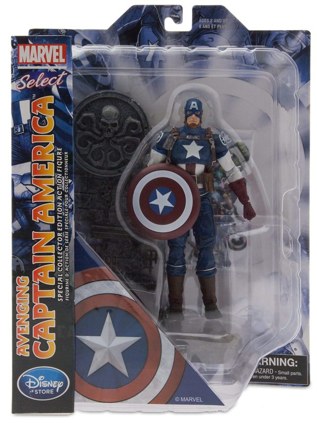 Marvel Select Comic Based Captain America Packaged