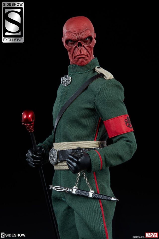 Red Skull Sideshow Exclusive Alternate Portrait Head Sculpt