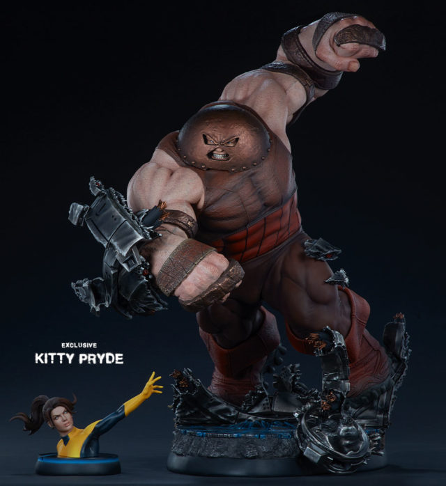 Sideshow Exclusive Kitty Pryde Statue with Juggernaut EX Maquette